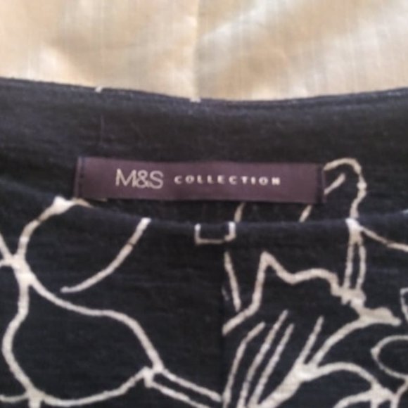 NWOT navy light sweater dress size M from M&S - Picture 3 of 7